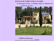 Tablet Screenshot of leparfumdeslavandes.com
